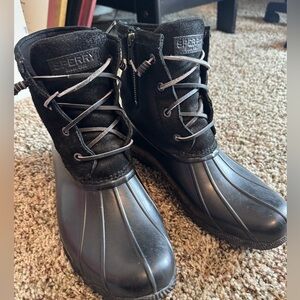Sperry Black Waterproof Boots